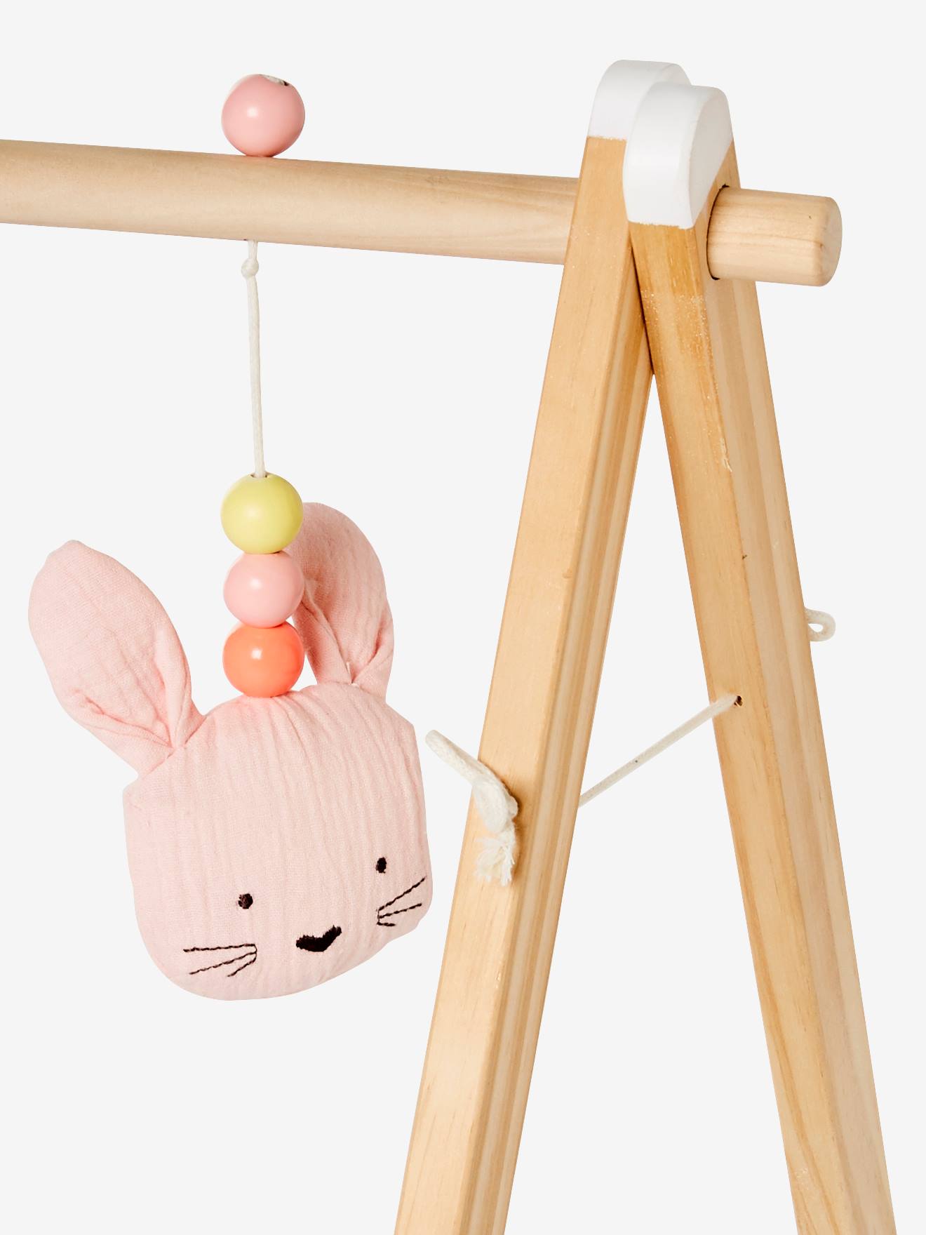Vertbaudet Baby Spielbogen HÄSCHEN, Holz FSC - mehrfarbig