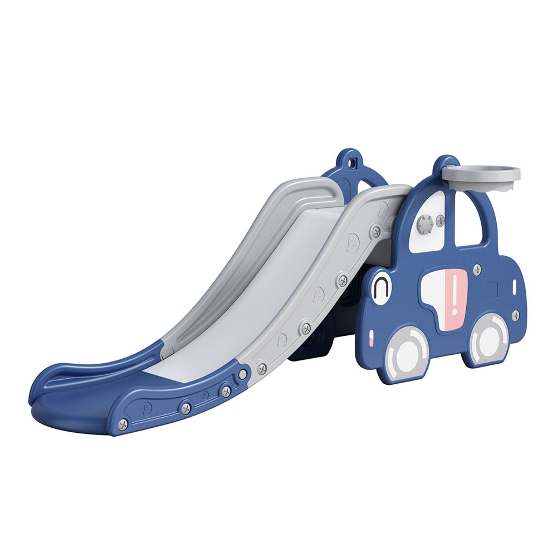 TikTakToo Indoor-Rutsche Zimmerrutsche Kleinkindrutsche Gartenrutsche, (Motoriktrainer, komplettes Spielset), klappbar, Spielcenter komplett mit Rutsche, Spielturm