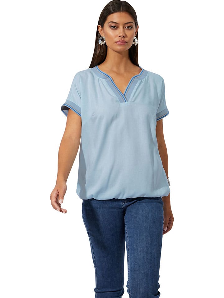 Heine Bluse in Hellblau günstig kaufen