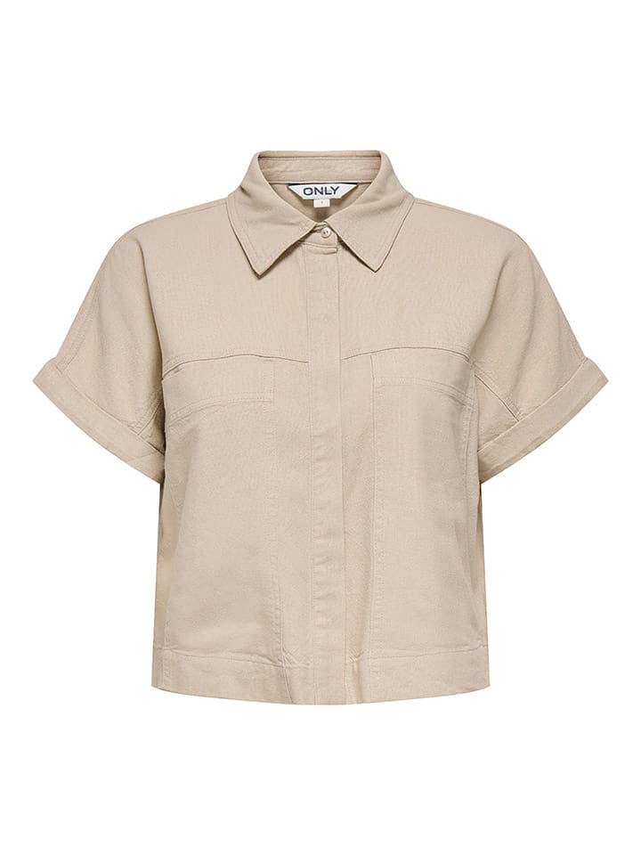 ONLY Bluse in Beige günstig kaufen