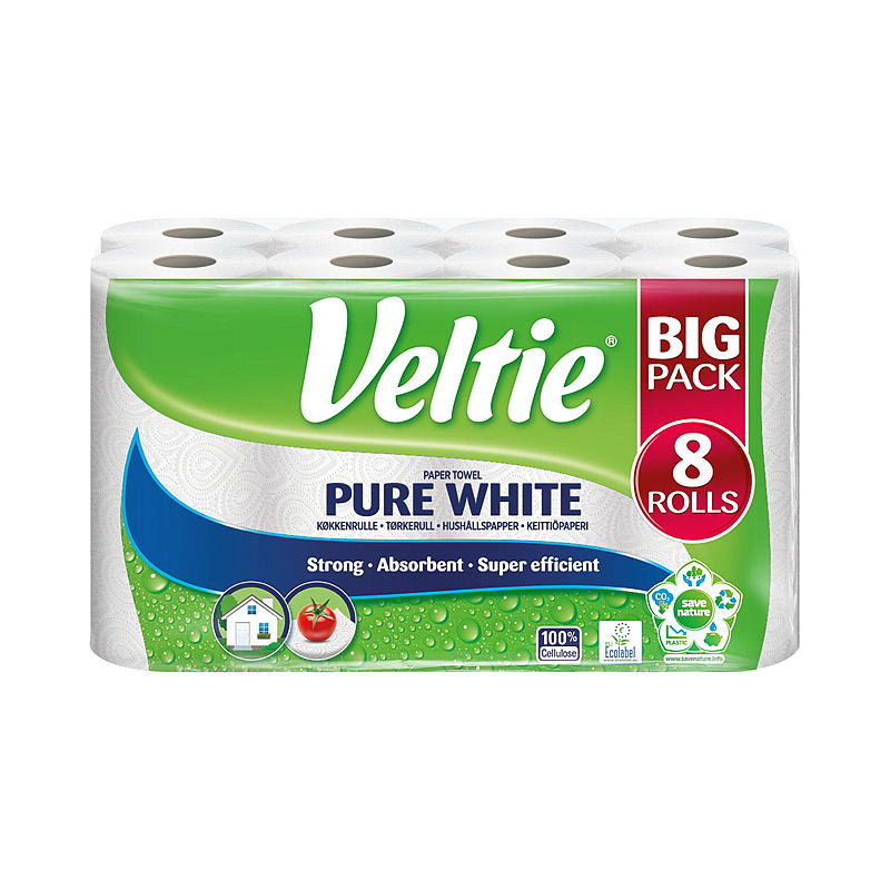 Veltie Tørkerull 8-pk Veltie