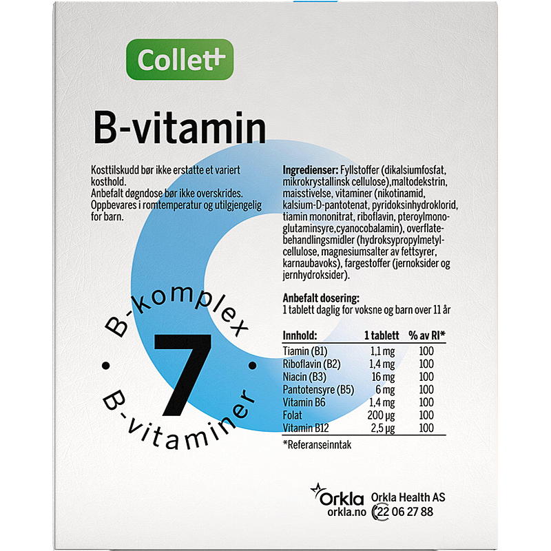 Collett B-Vitamin 75 stk Collett