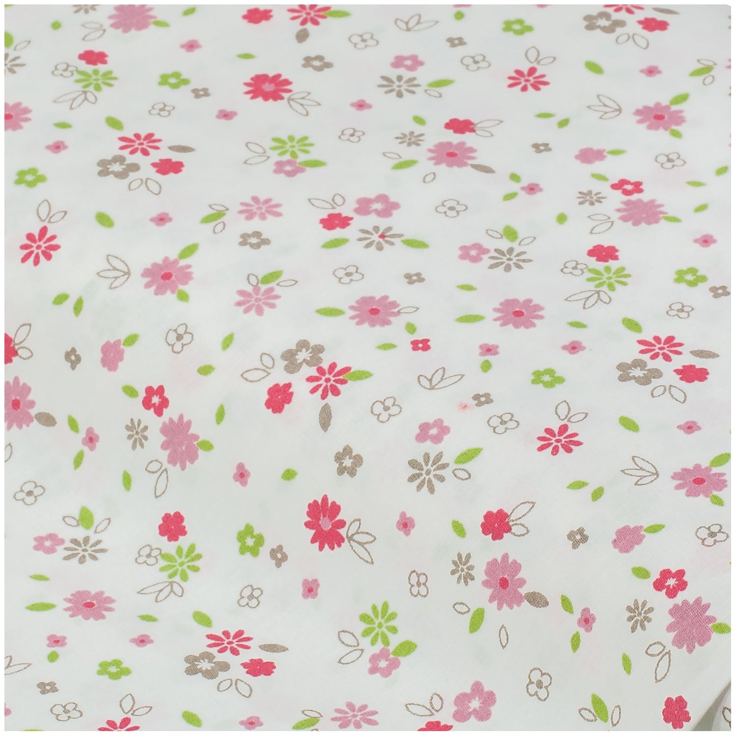 Baumwollstoff Blumen-Allover 