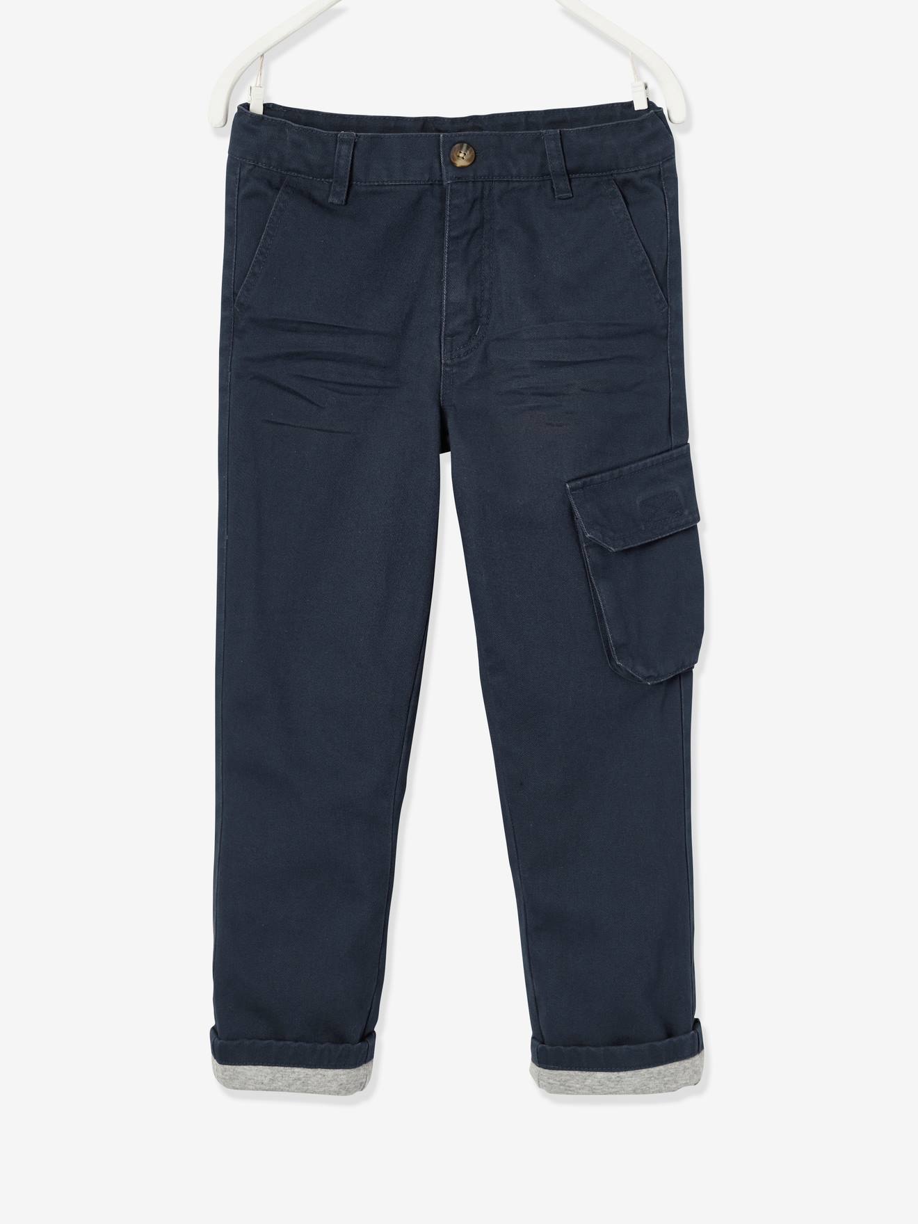 Vertbaudet Gefütterte Jungen Cargohose Oeko-Tex - marine