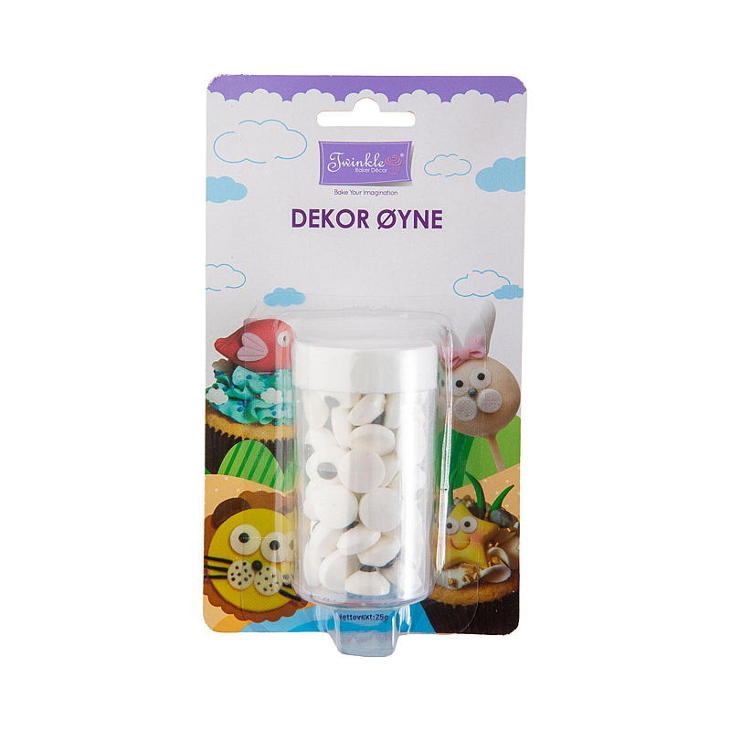 Twinkle Kakepynt øyne 25 g. Twinkle