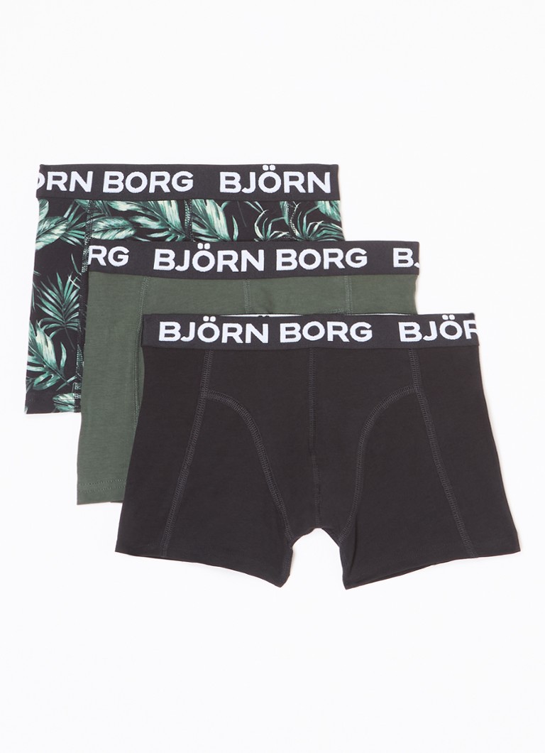 Boxers Björn Borg avec bande logotée, lot de 3