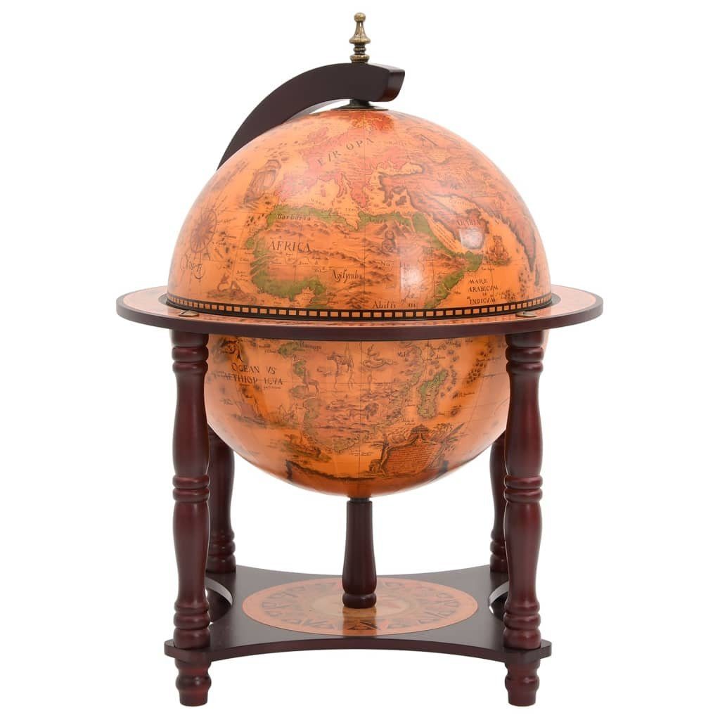 vidaXL Barschrank Globus-Bar Braun Massivholz Eukalyptus (1-St)