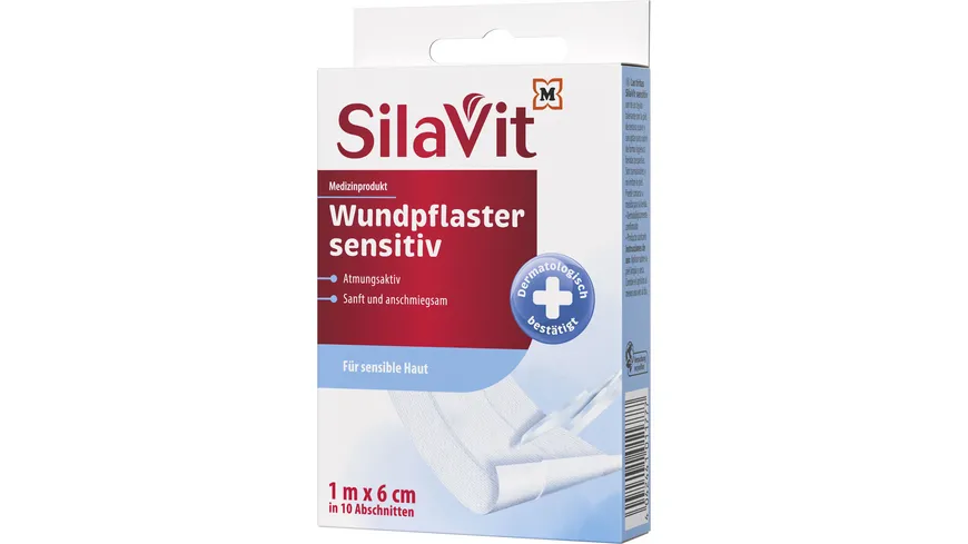 SilaVit Wundpflaster Sensitiv 1 m
