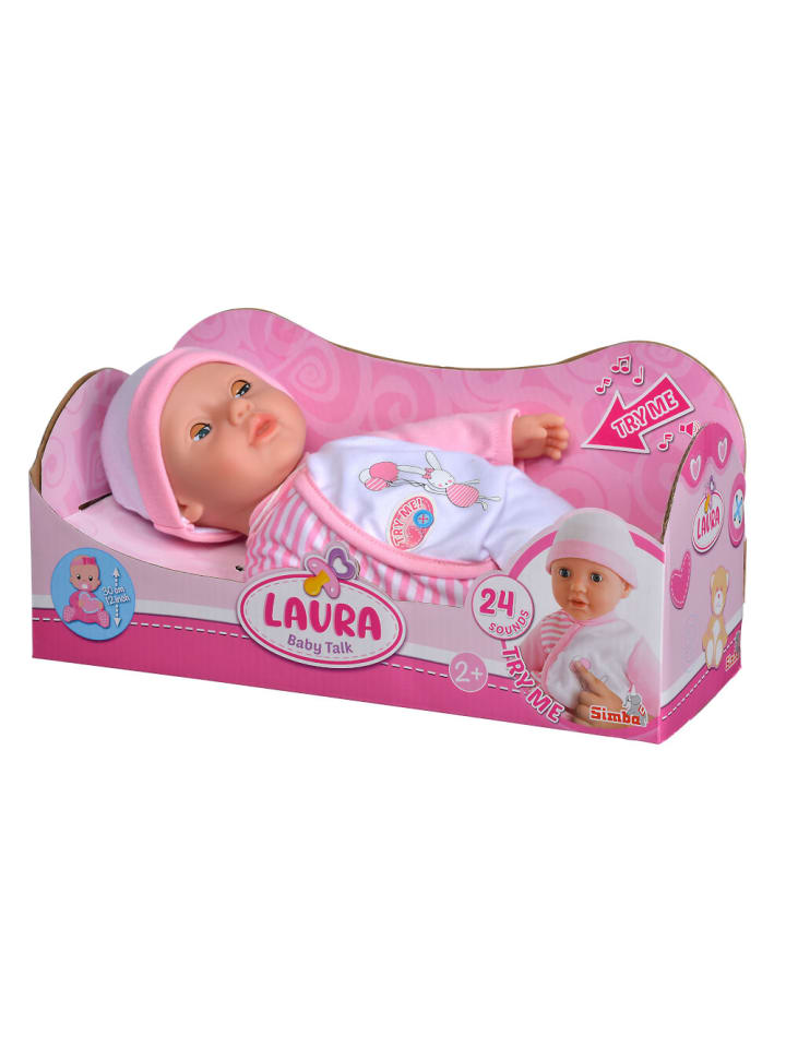 Simba Puppe Laura Baby Talk, Weichkörper, ab 2 Jahre günstig kaufen onesize