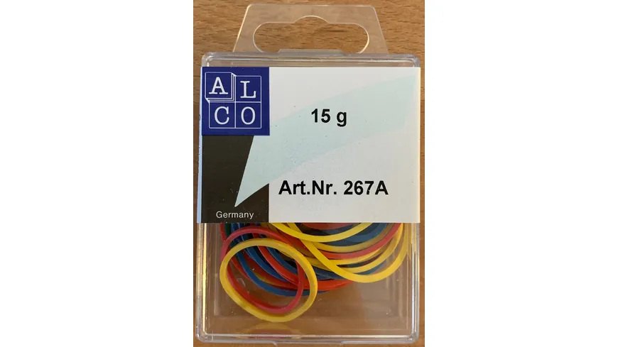 ALCO Gummibänder 15g 20-50mm bunt 15 g