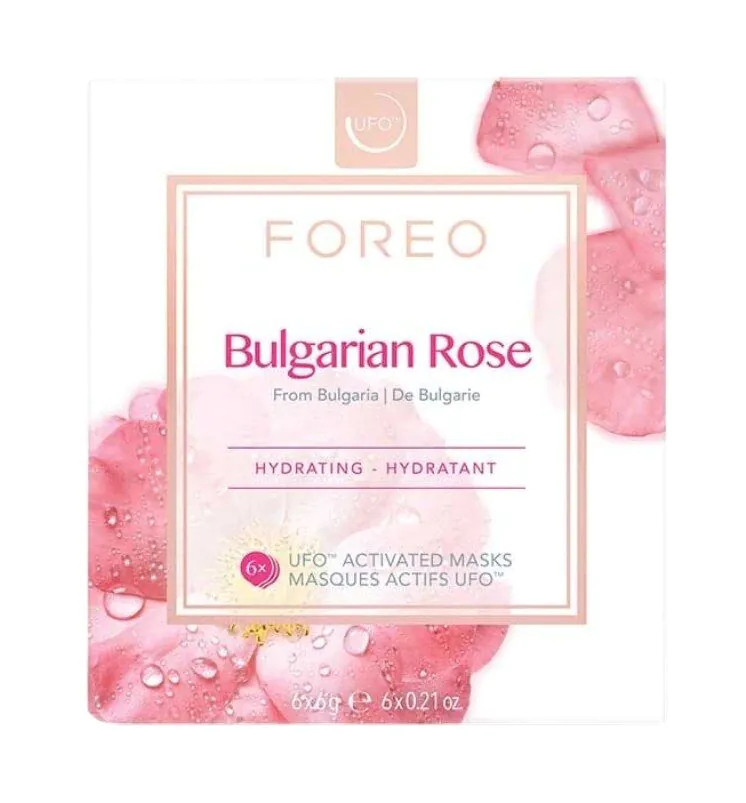 Foreo Ufo bulgarsk rose fugtgivende ansigtsmaske