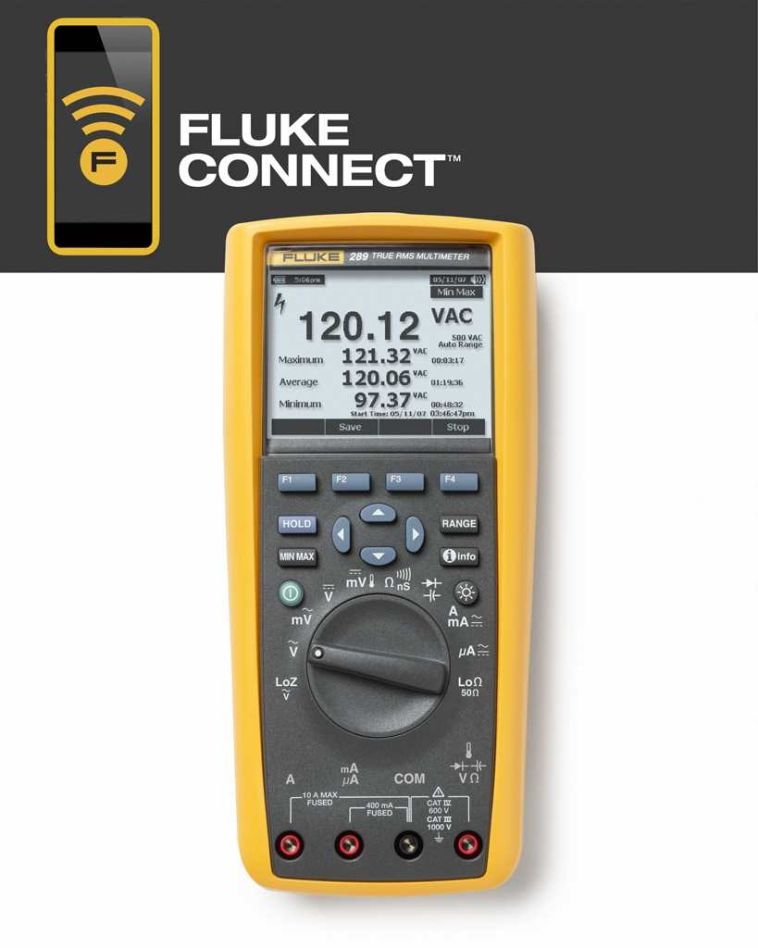 Fluke 3947801 289/EUR Digitální multimetr RMS se záznamem dat a zachycením trendů