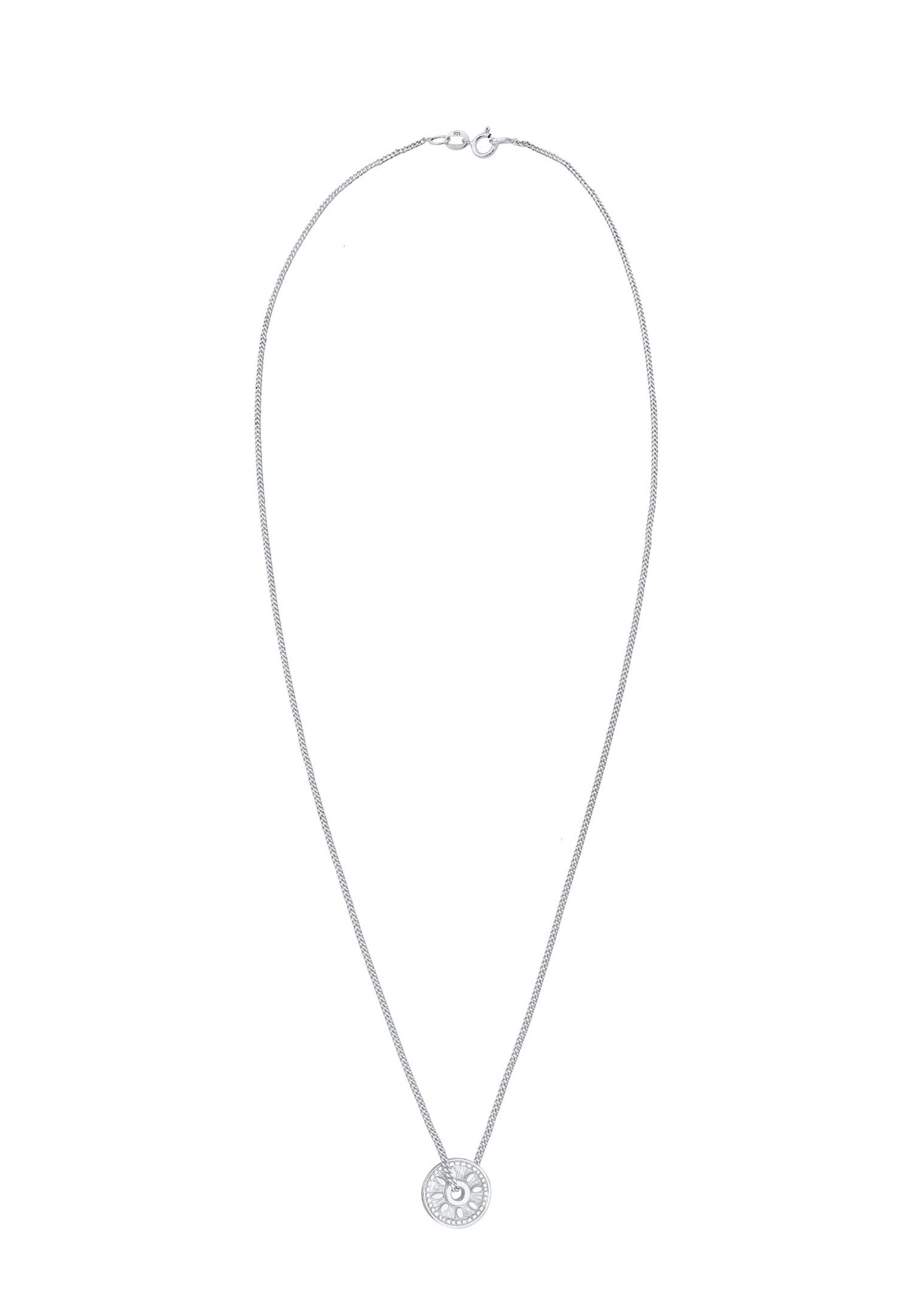 Elli női érme medál, antik vintage divatos napminta, 925 sterling ezüst, aranyozott