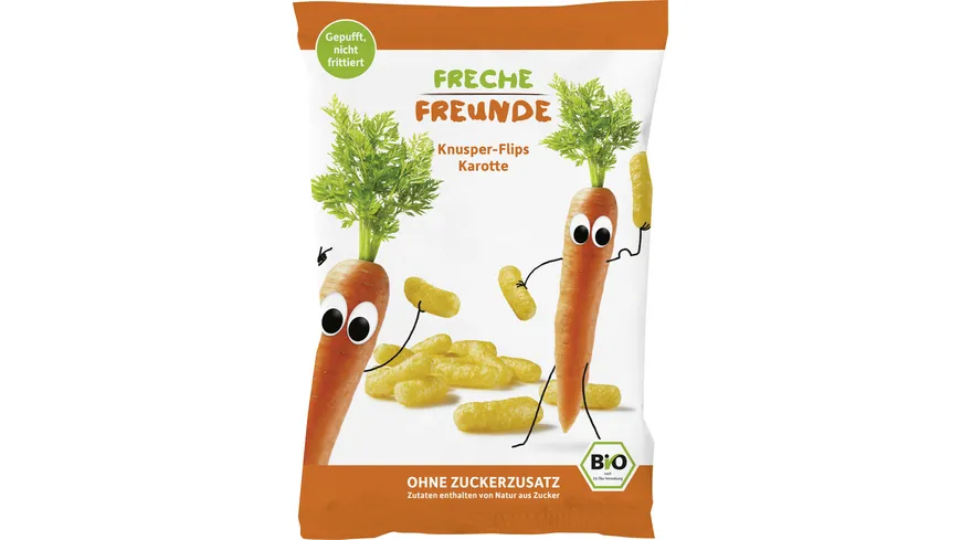 Freche Freunde Bio Knusper-Flips Karotte 30 g