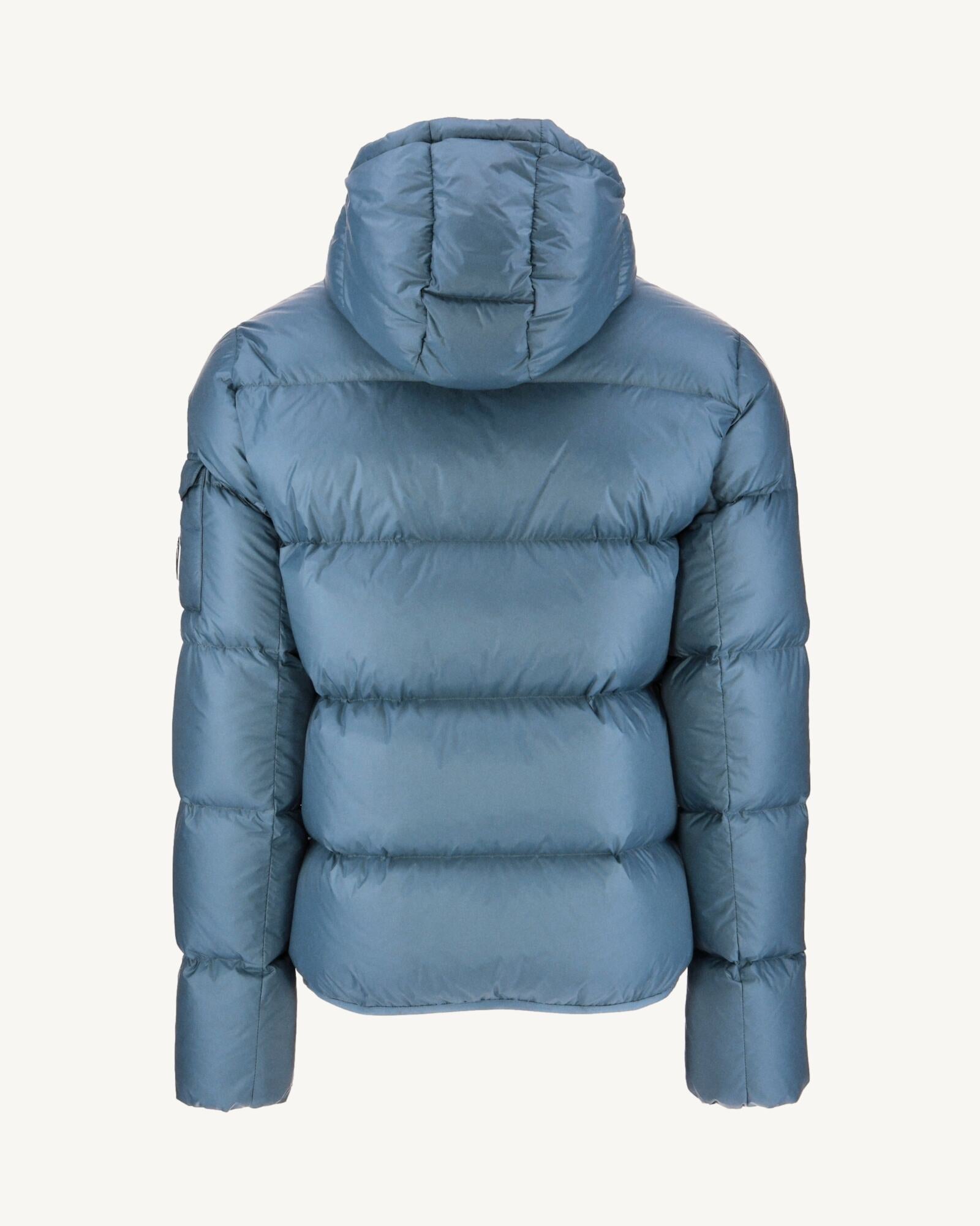 Doudoune à capuche Grand Froid Bleu froid Java