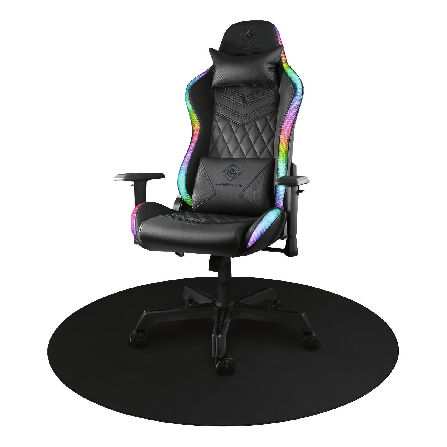 DELTACO Bodenschutzmatte Gaming Stuhlunterlage, inkl. 5 Jahre Herstellergarantie