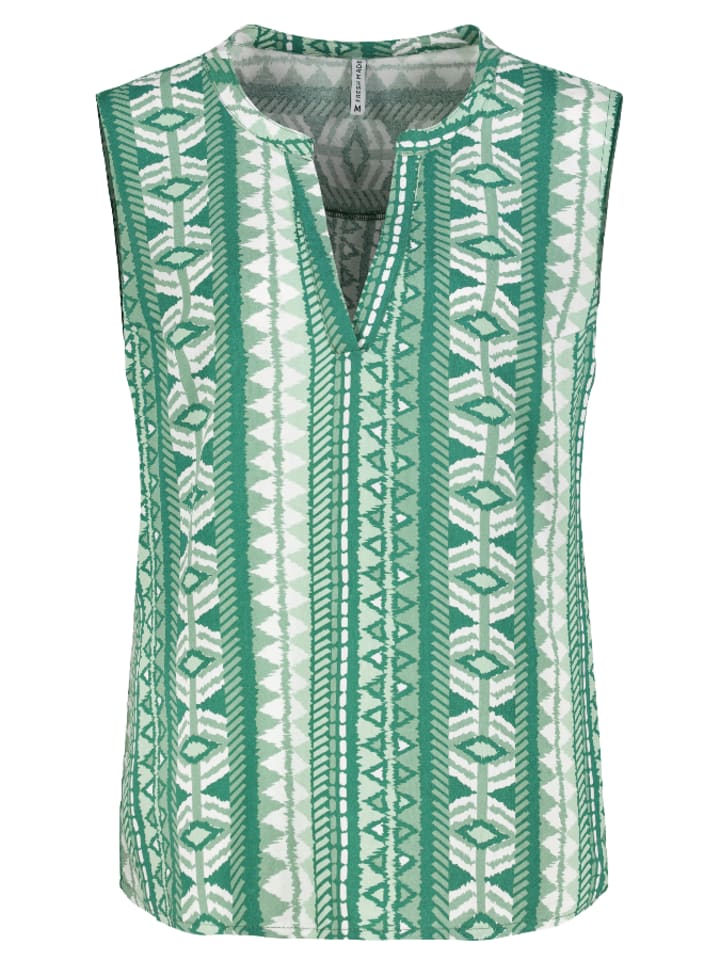 Fresh Made Blusentop in Gün / Creme günstig kaufen