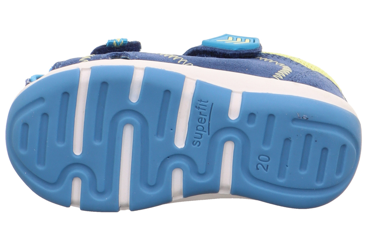 FREDDY - Blau/GelbSandale mit Klettverschluss