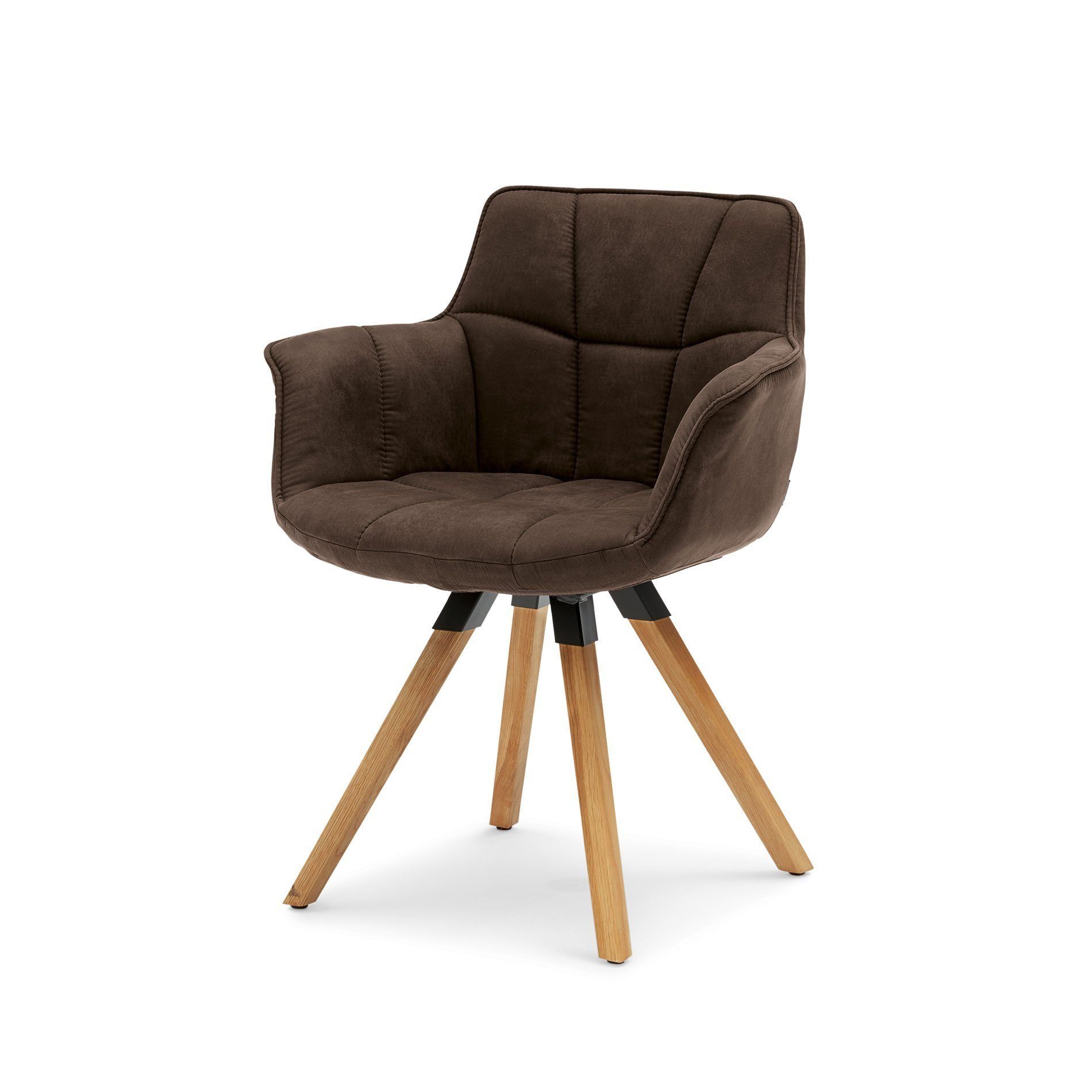 Musterring Schalenstuhl Tamina, 3D-Formschaumschale, Microfaserbezug, Stativgestell
