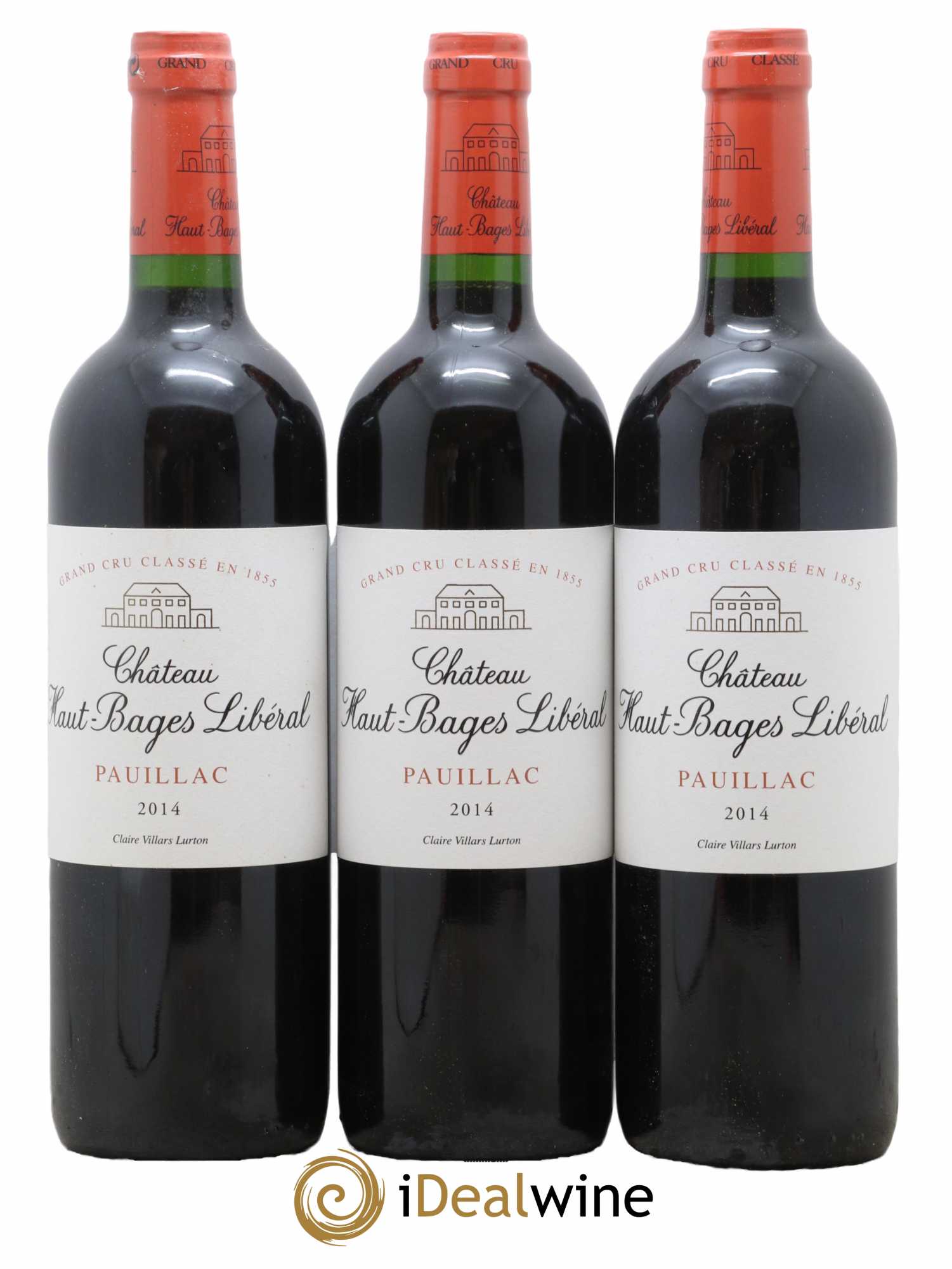Château Haut Bages Libéral 5ème Grand Cru Classé  2014 - Lot de 6 Bouteilles