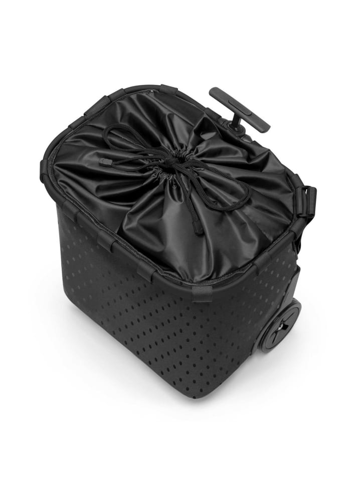 Reisenthel carrycruiser - Einkaufstrolley 47.5 cm (frame raffia black) in frame glossy dots black günstig kaufen onesize