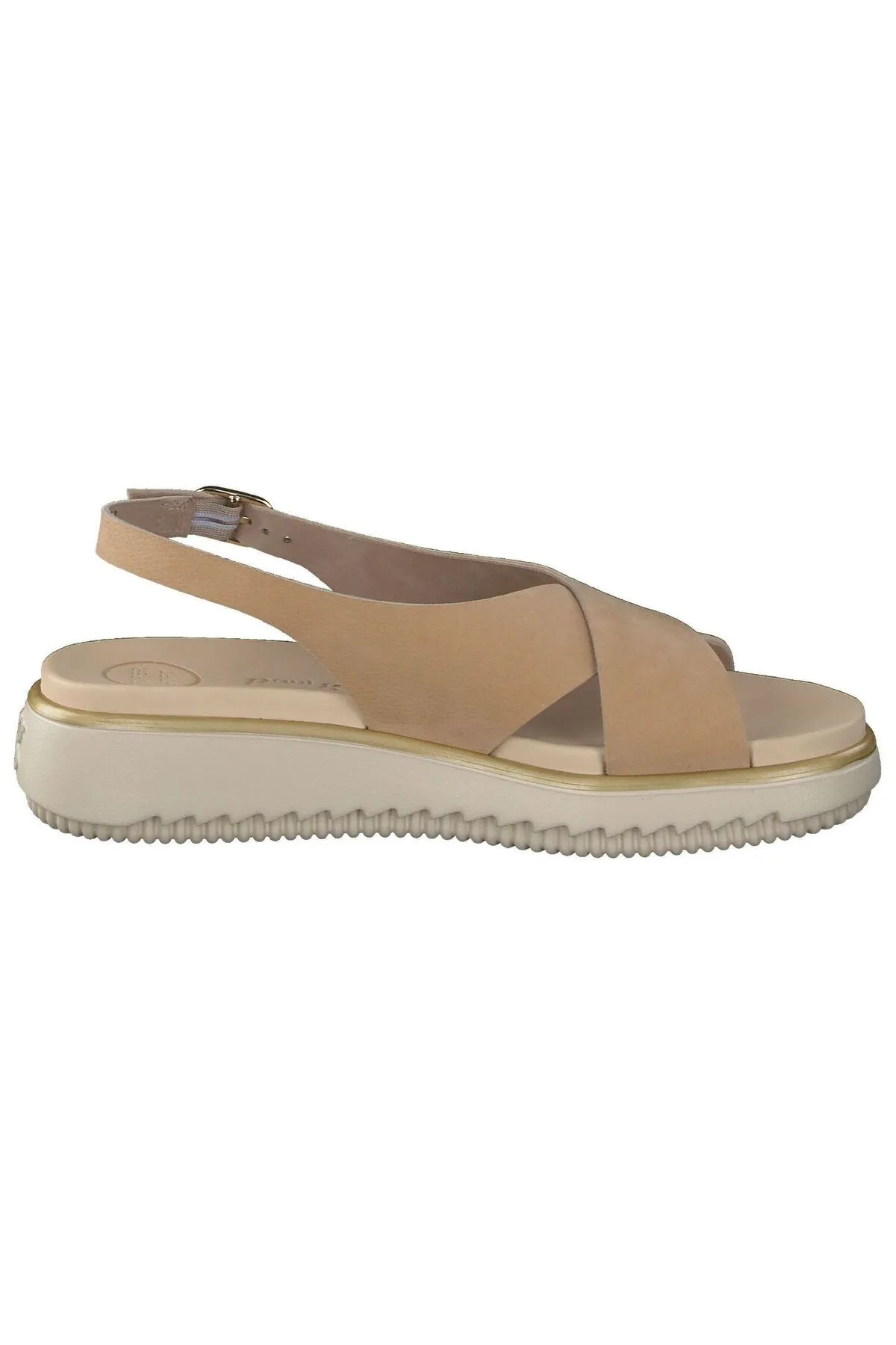 Paul Green  Sandalette - Gelb - Flacher Absatz