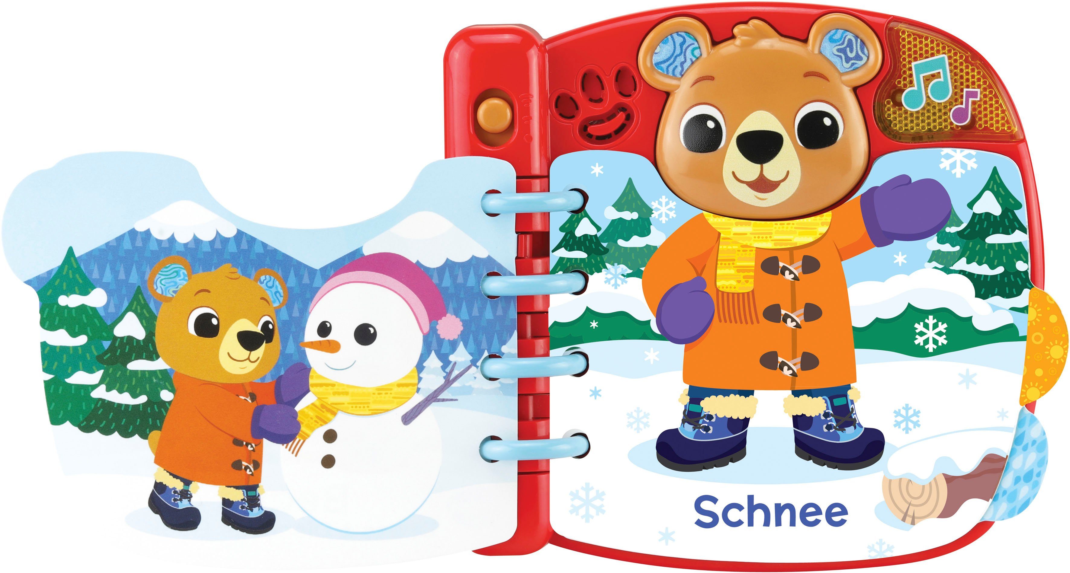 Vtech® Buch Vtech Baby, Zieh-mich-an-Bärchenbuch, mit Licht und Sound