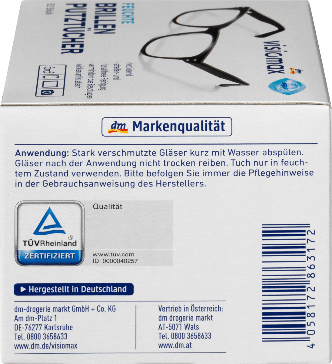 Brillenputztücher, 52 St