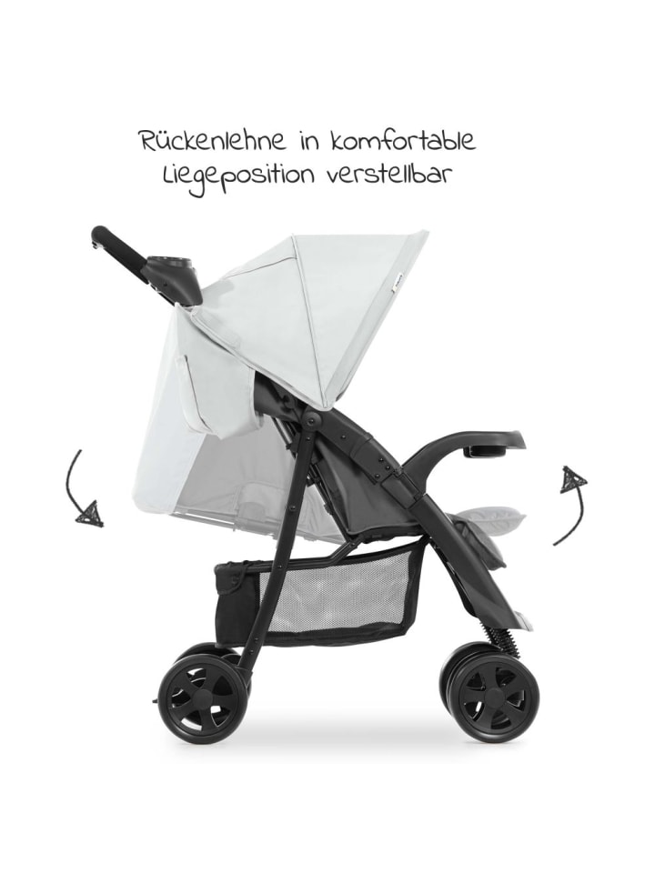Hauck Buggy Shopper Neo II - Grey in grau,schwarz günstig kaufen onesize
