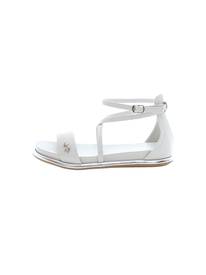 U.S. Polo Assn. Sandalen in Weiß günstig kaufen