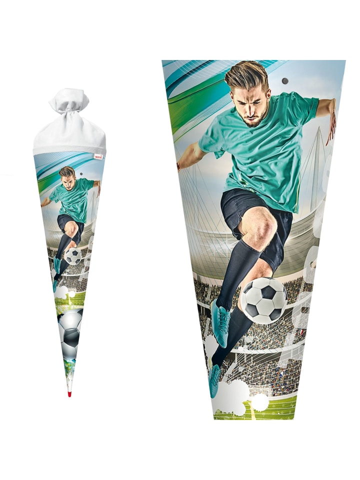 ROTH Schultüte groß Fußballstar 70 cm, Sound in Bunt günstig kaufen onesize
