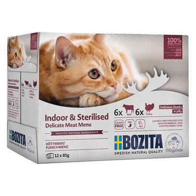 Sparpaket Bozita Indoor & Sterilised im Mixpaket 24 x 85 g