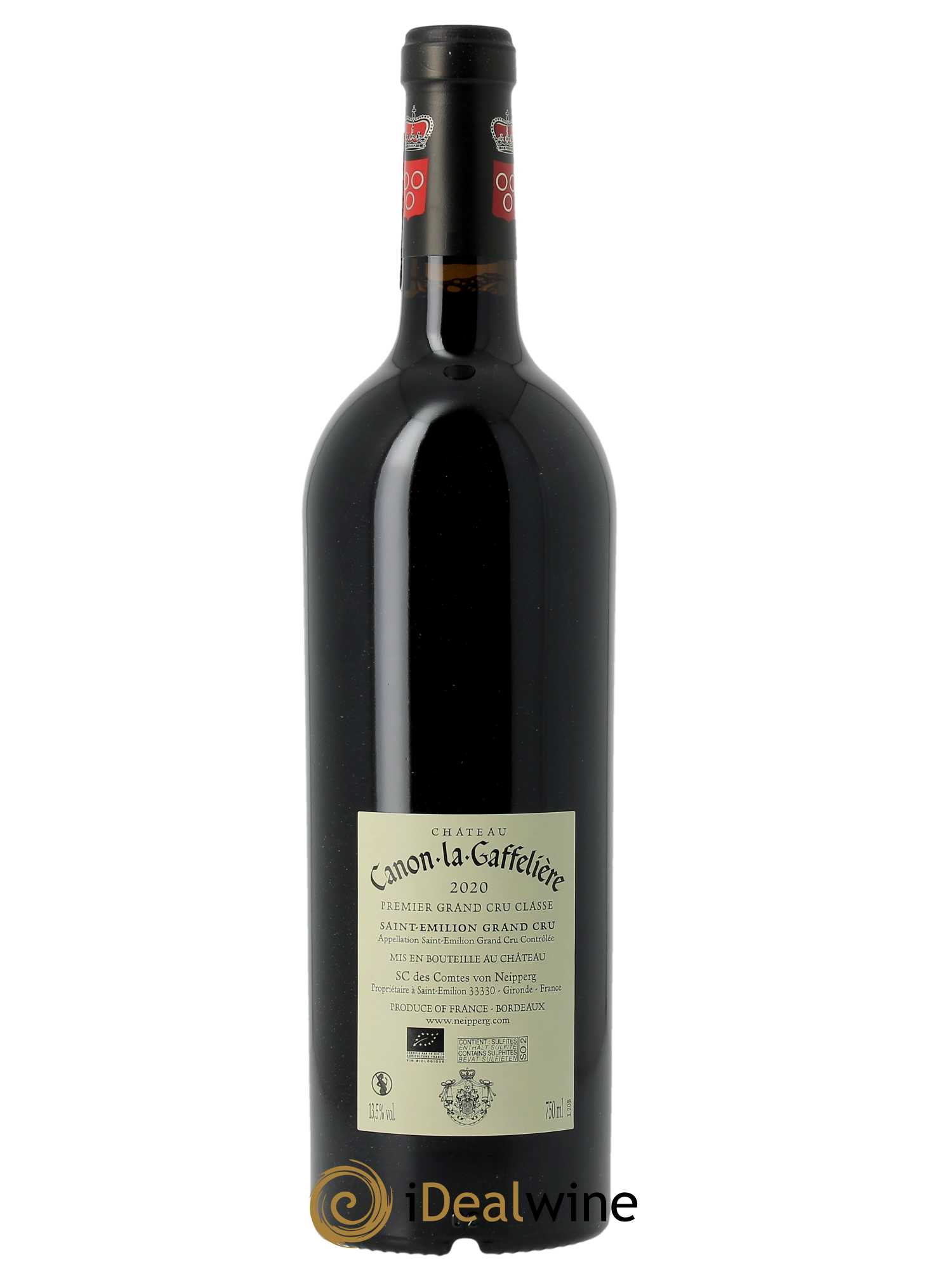 Château Canon la Gaffelière 1er Grand Cru Classé B (CBO à partir de 6 BTS) 2020 - Lot de 1 Bouteille