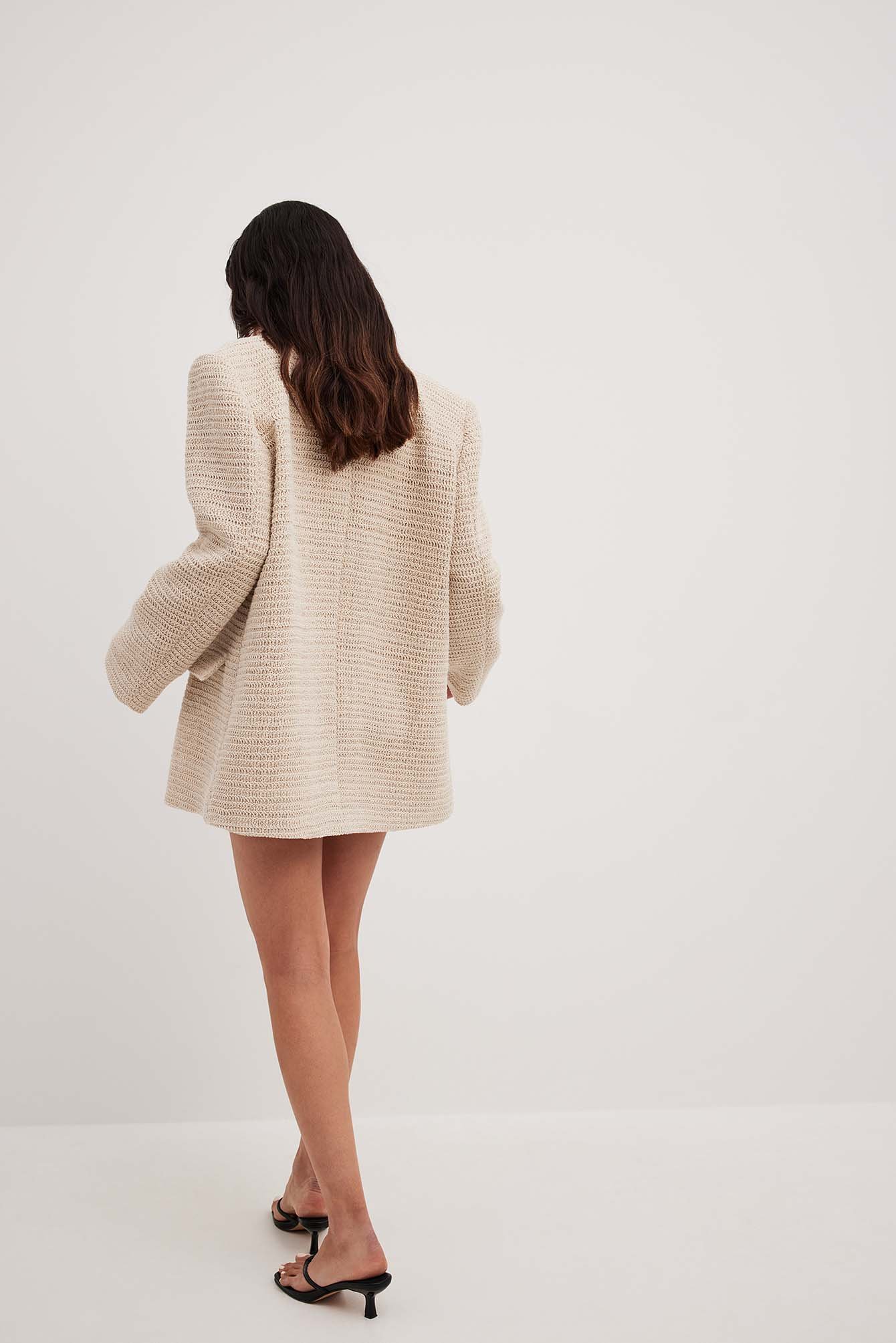Gehäkelter Oversize-Blazer