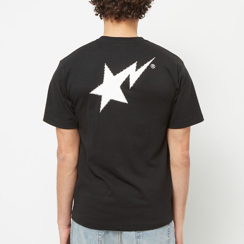 A Bathing Ape Crystal Stone Bape STA Logo Tee Black