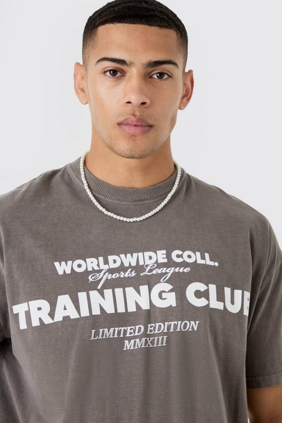Oversized Boxy Worldwide Overdye T-shirt