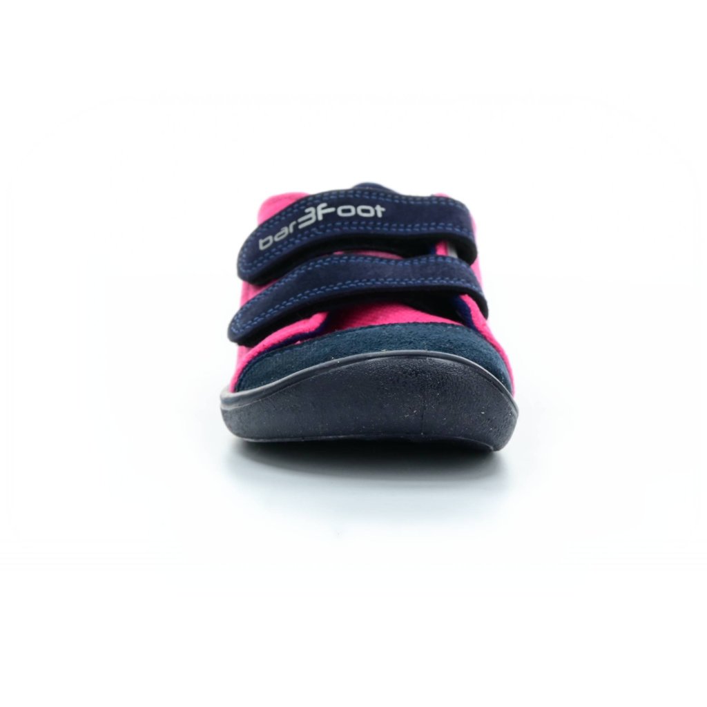 3F pink-blaue Barfuß-Sneakers 2 Klett 3BE29/10