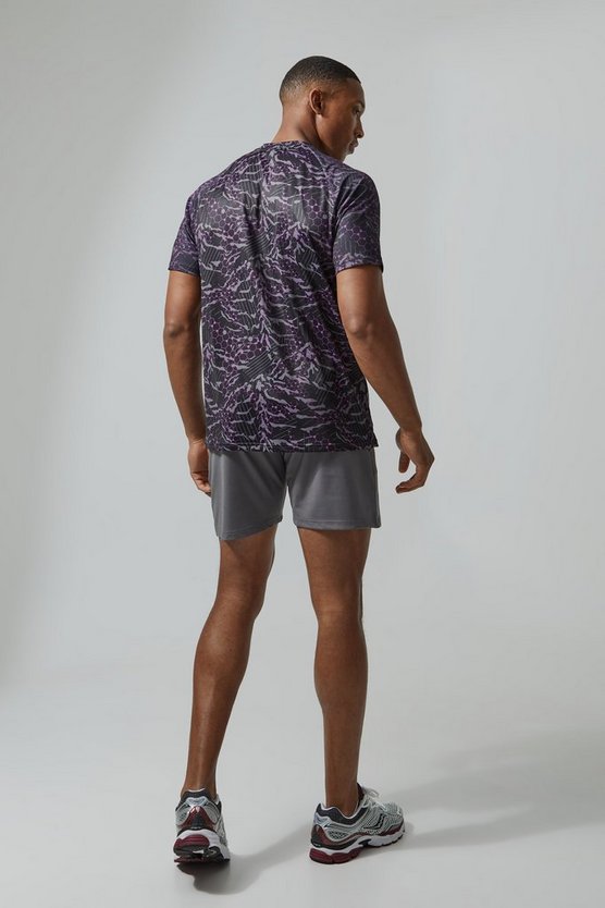 Man Active T-Shirt mit Print