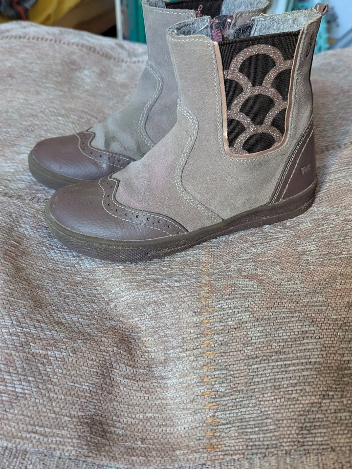 lamino Leder-Chelsea-Boots in Mauve günstig kaufen 28