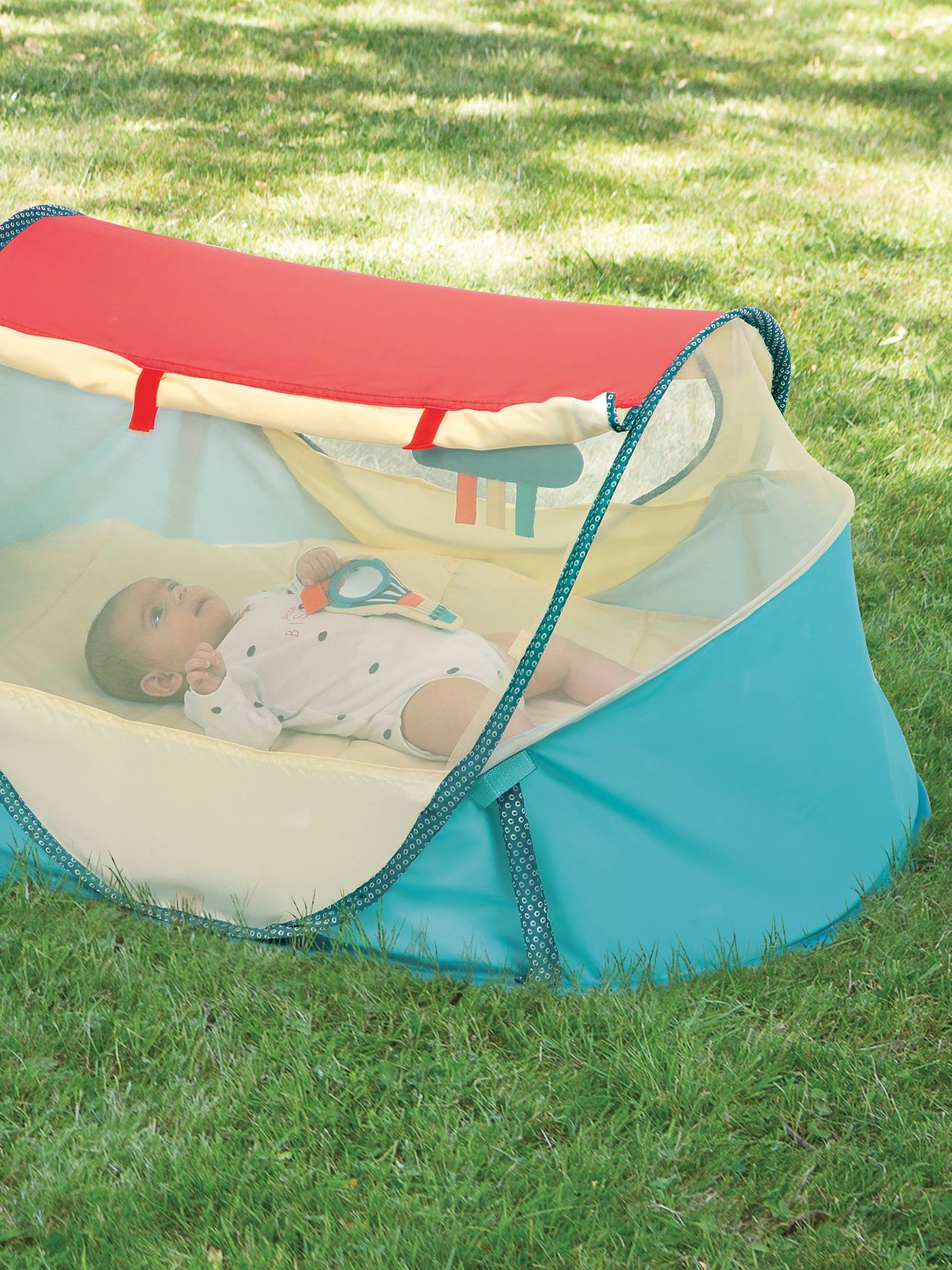 Ludi Baby Reisebett HEIßLUFTBALLON LUDI - mehrfarbig