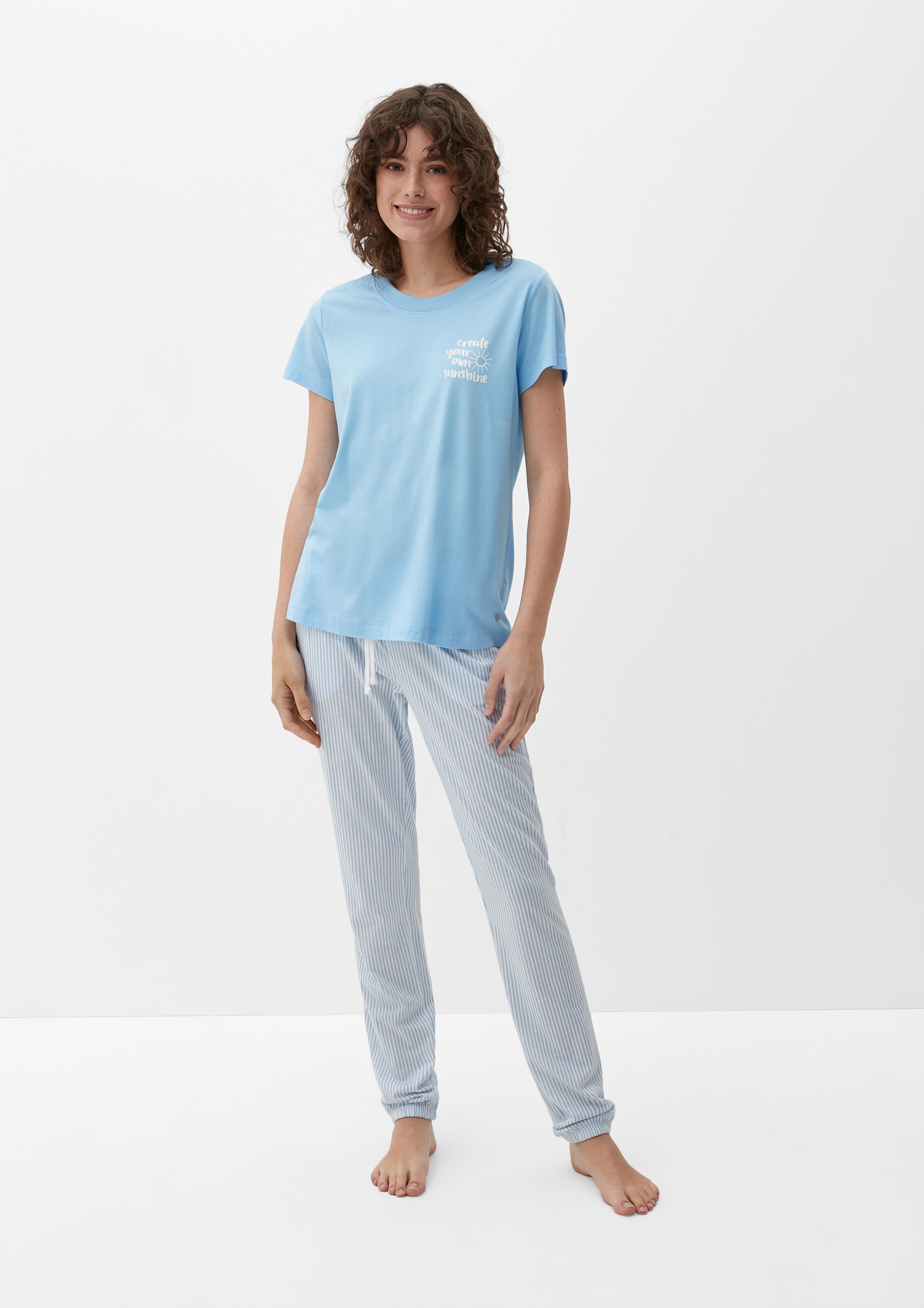 T-Shirt mit Frontprint  6007043-5300