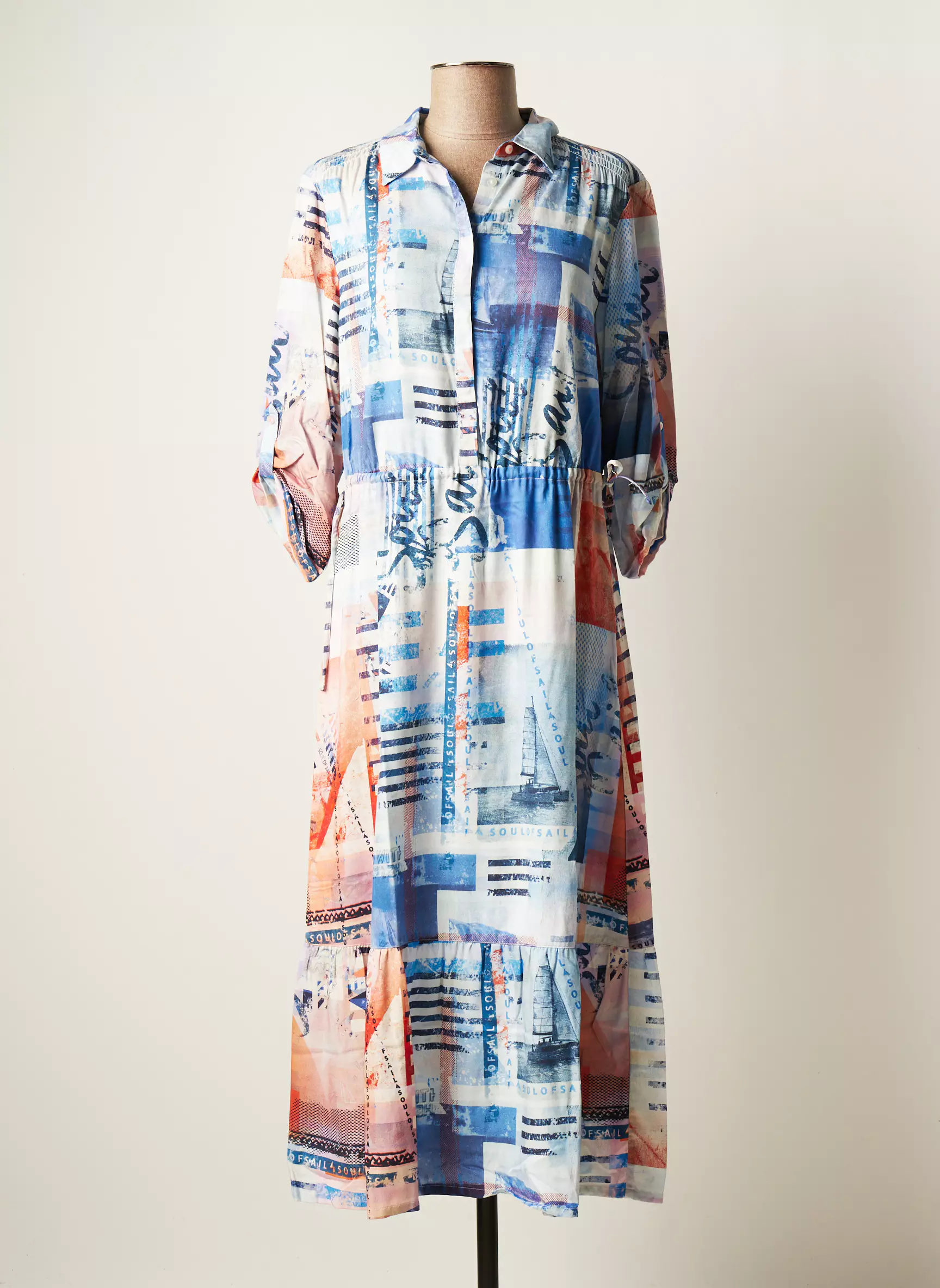 Cecil Robes Longues Femme couleur bleu