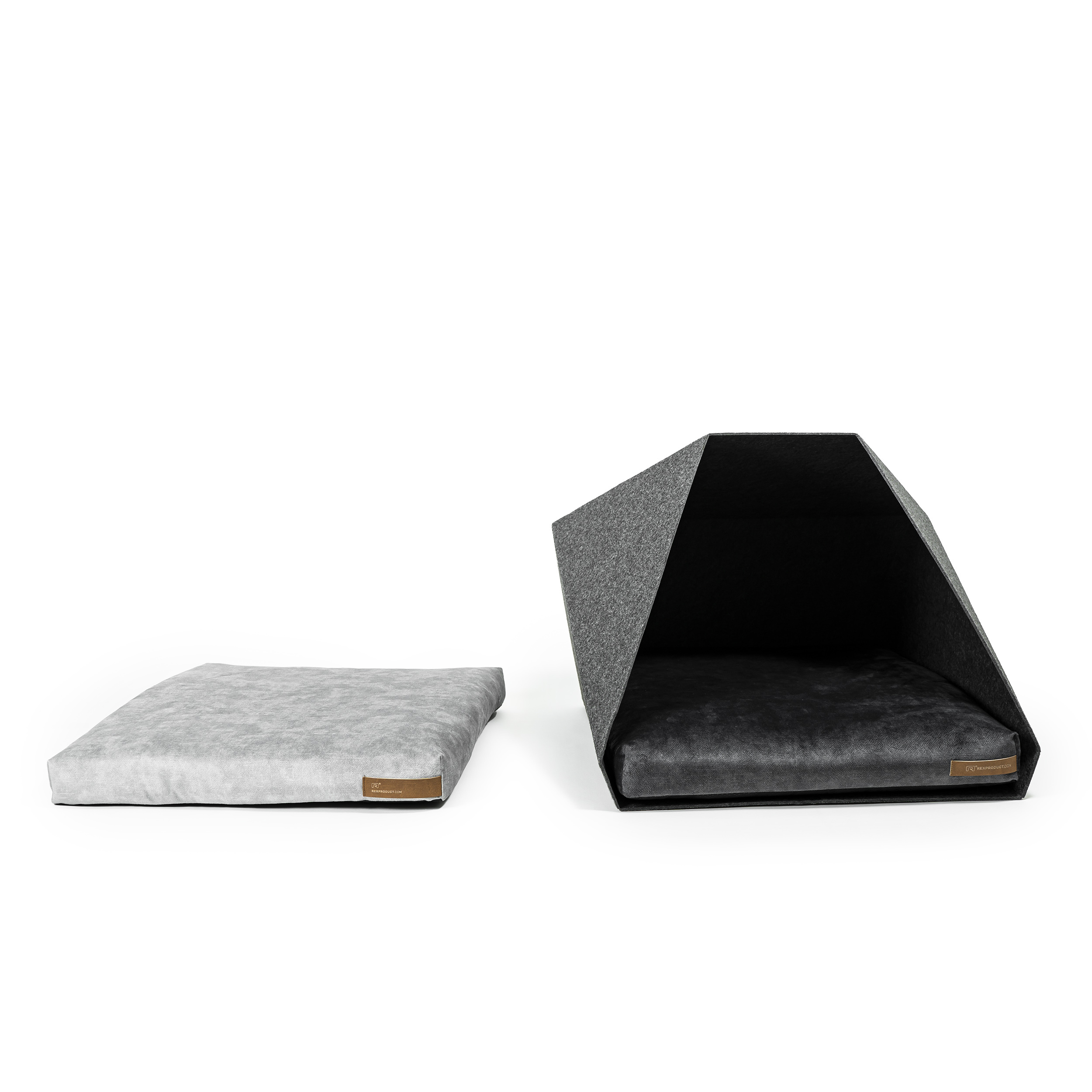Rexproduct Hundehöhlen Rexproduct Home PetPocket dunkelgrau grau