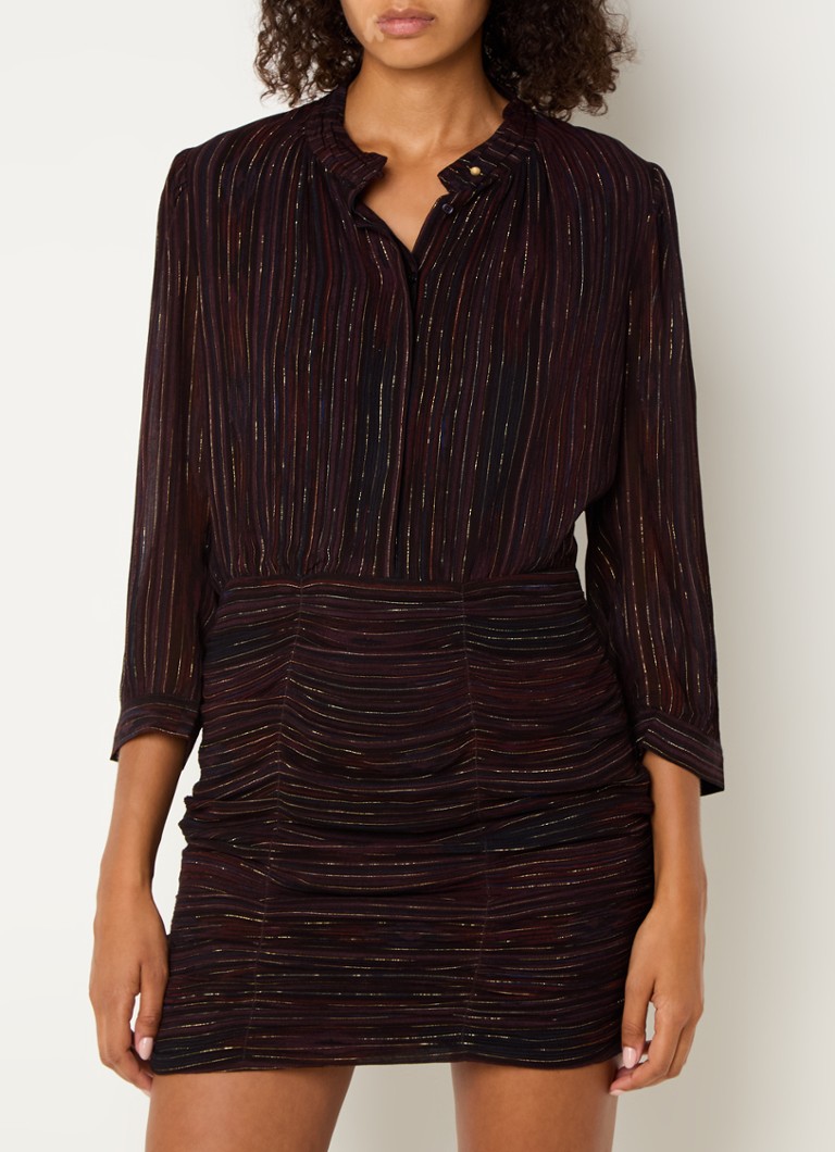 Vestido túnica curto Sessùn Gaya em mistura de seda com lurex
