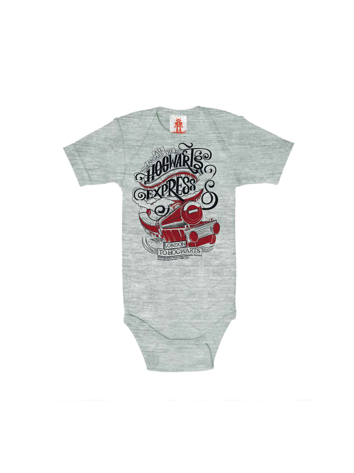 Logoshirt 2er Pack Baby-Body HARRY POTTER - HOGWARTS EXPRESS - Print Harry Potter - Hogwarts Express in grau-meliert günstig kaufen