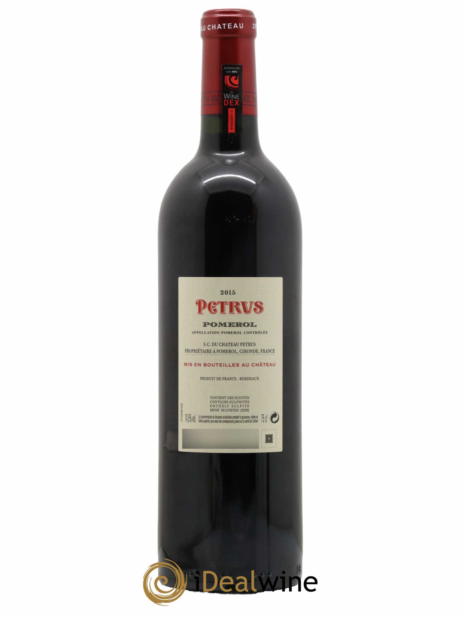 Petrus  2015 - Lot de 1 Bouteille