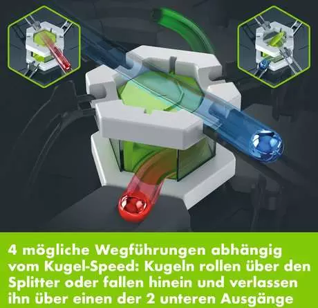 GraviTrax PRO Element Splitter - Kugelbahn-Erweiterung für Kinder ab 8 Jahren