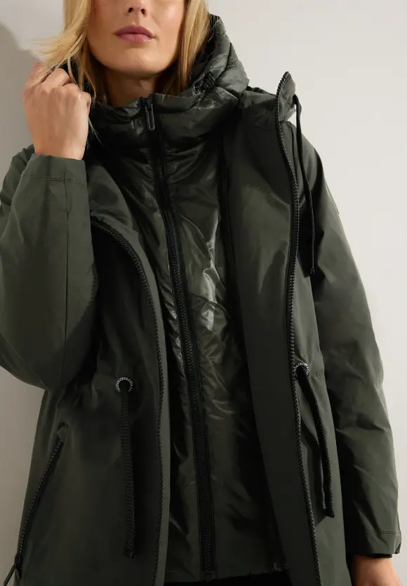CECIL Sportiver Parka mit Kapuze
