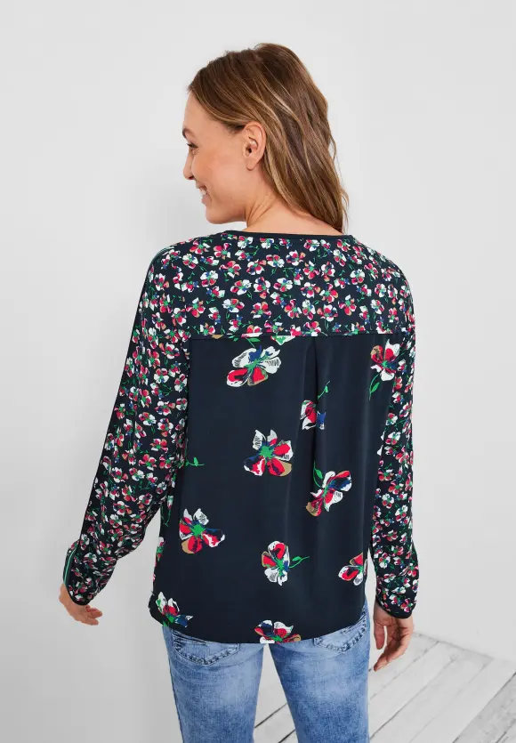 CECIL Bluse mit Blumen Printmix