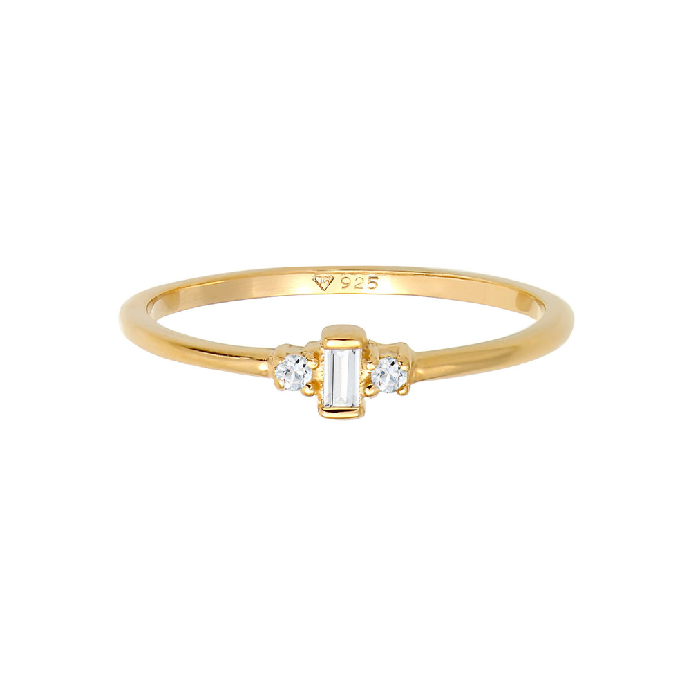 Elli PREMIUM Elli PREMIUM Bague Femmes Solitaire Fiançailles Filigrane avec Topaze en Argent S Bague